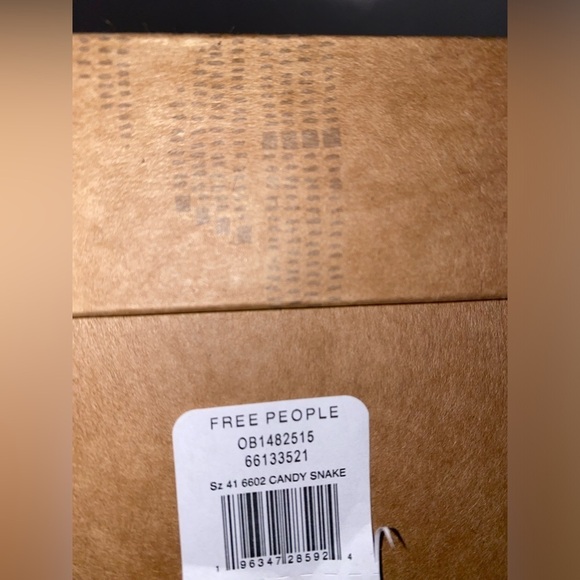 Free‎ People Women Sidelines Candy Snake Flatform Crisscross Strap Sandal NEW - Picture 8 of 10